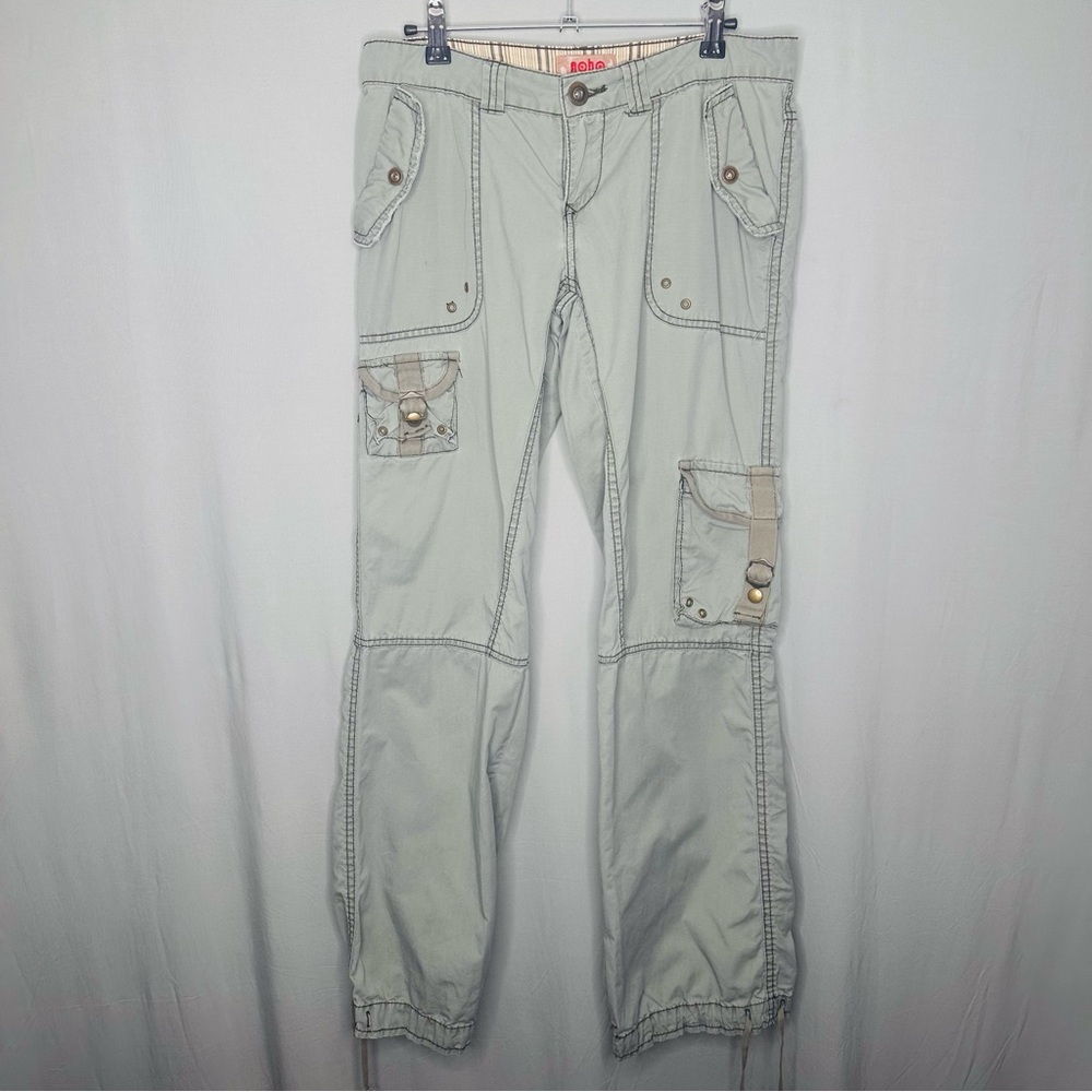No Boundaries Cargo Olive green Junior 9 fall spring grunge back to school